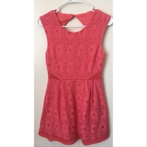 Kimchi Blue pink lace camilla dress